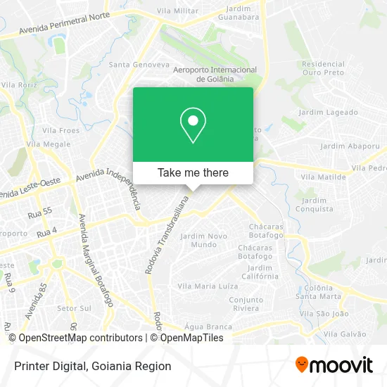 Printer Digital map