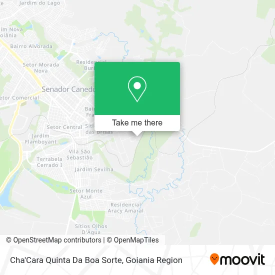 Cha'Cara Quinta Da Boa Sorte map