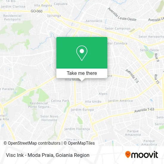 Visc Ink - Moda Praia map