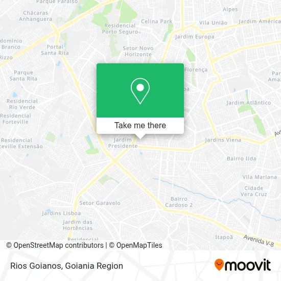 Rios Goianos map