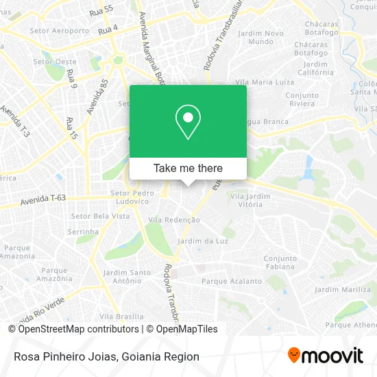 Rosa Pinheiro Joias map