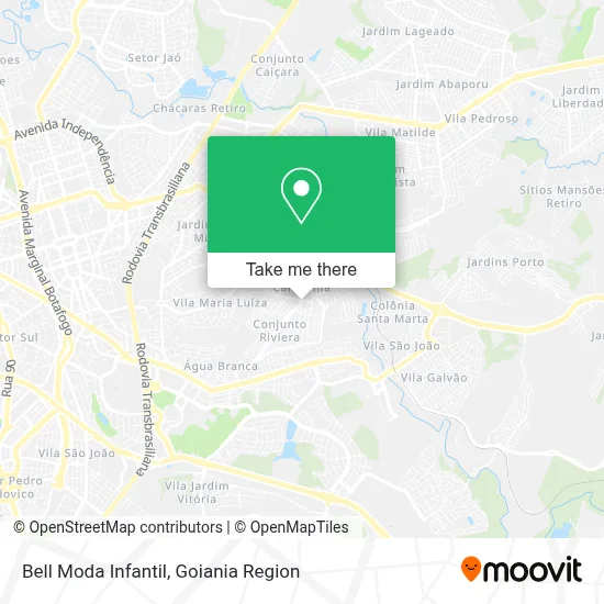 Bell Moda Infantil map