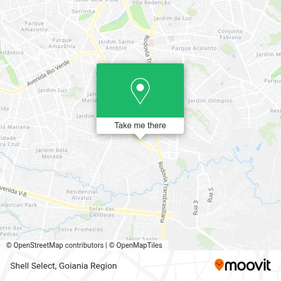Shell Select map