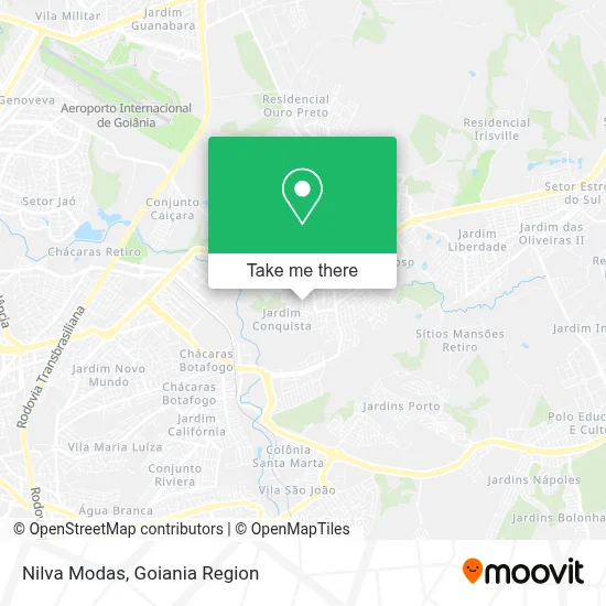 Nilva Modas map