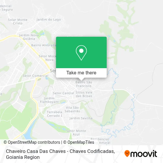 Chaveiro Casa Das Chaves - Chaves Codificadas map