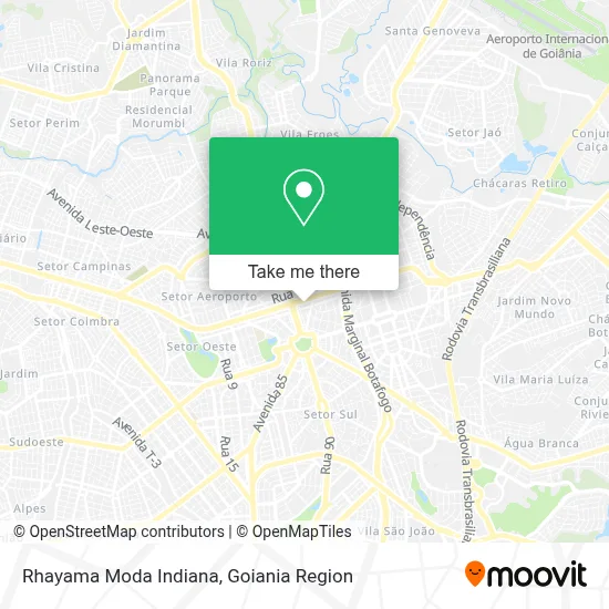 Rhayama Moda Indiana map