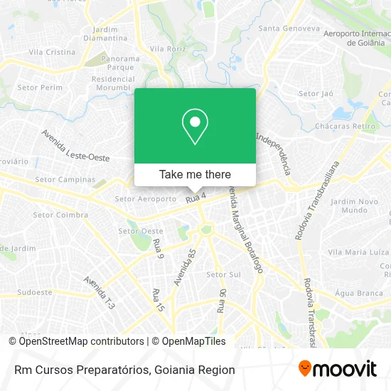 Rm Cursos Preparatórios map