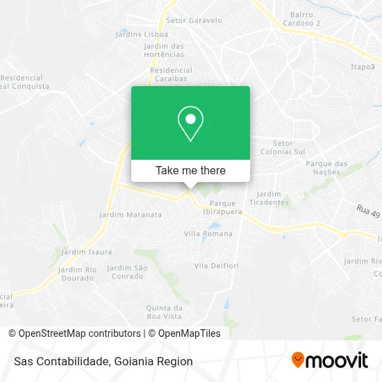 Sas Contabilidade map