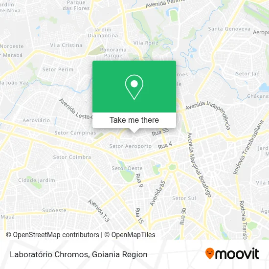 Laboratório Chromos map