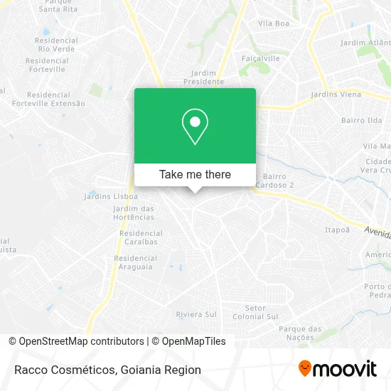 Racco Cosméticos map