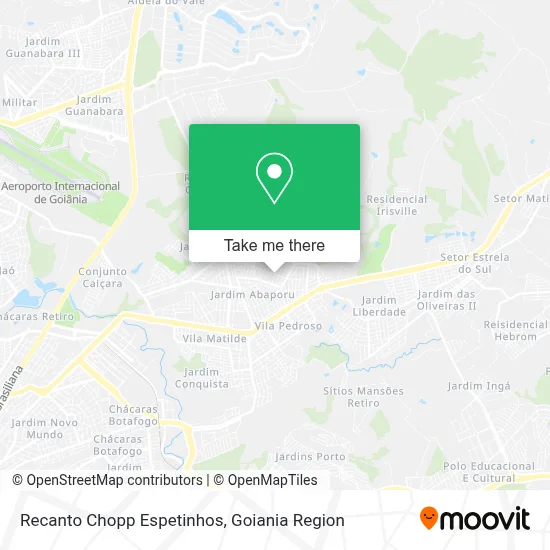 Recanto Chopp Espetinhos map