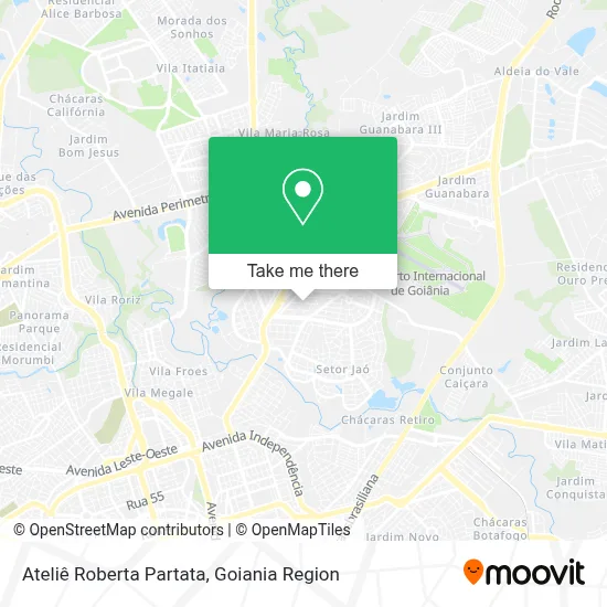 Ateliê Roberta Partata map