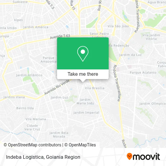 Indeba Logistica map