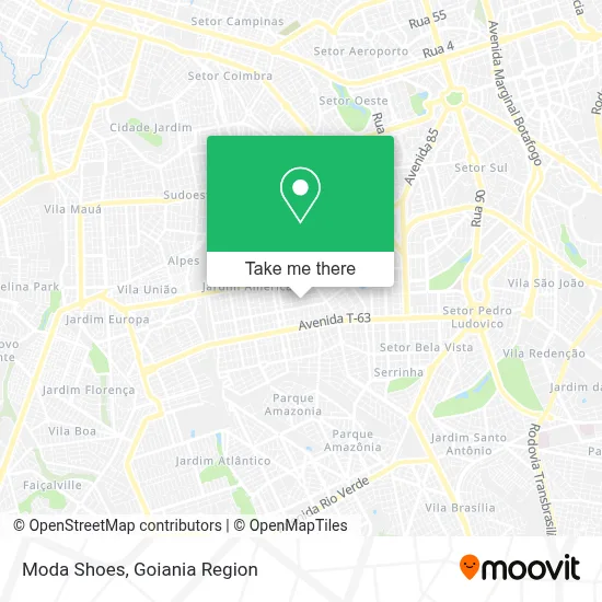 Moda Shoes map
