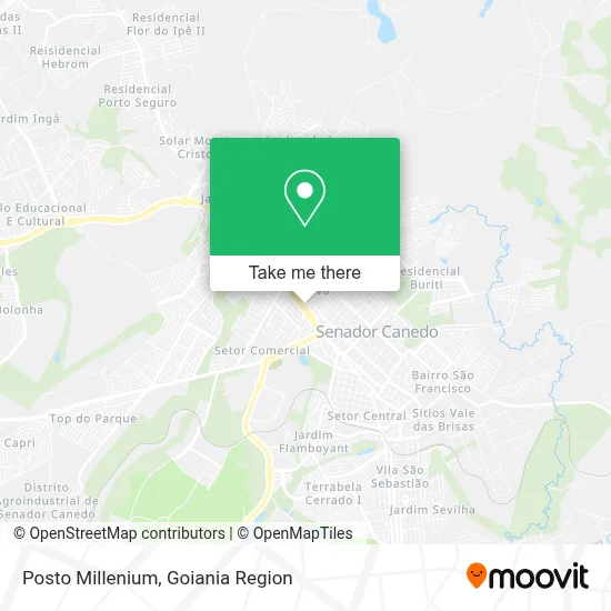 Posto Millenium map