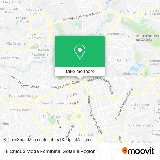 É Chique Moda Feminina map