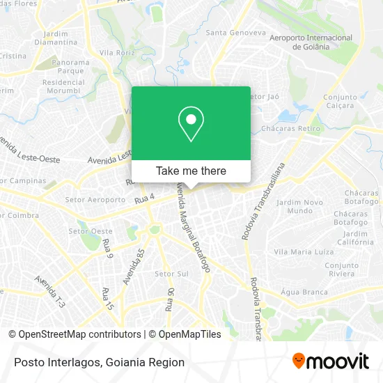 Posto Interlagos map