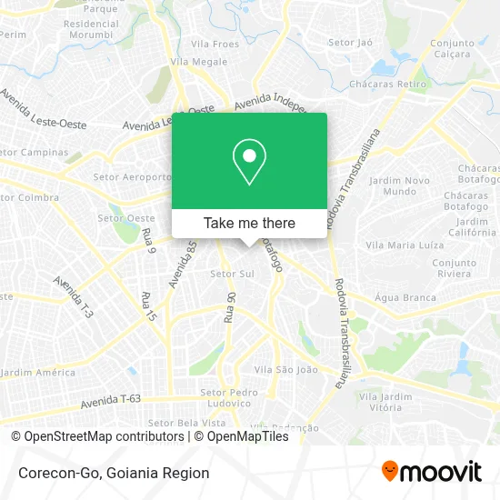Corecon-Go map