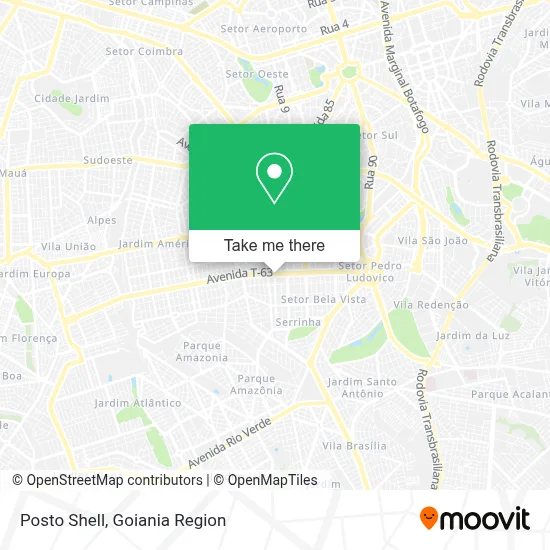 Posto Shell map