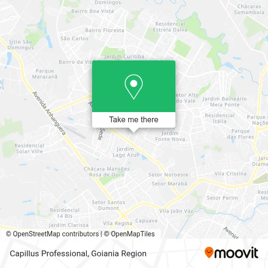Capillus Professional map