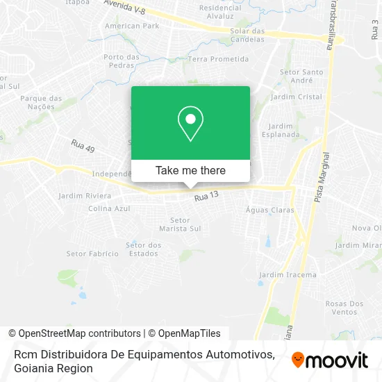 Rcm Distribuidora De Equipamentos Automotivos map