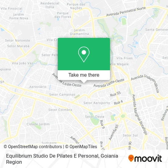 Equilibrium Studio De Pilates E Personal map