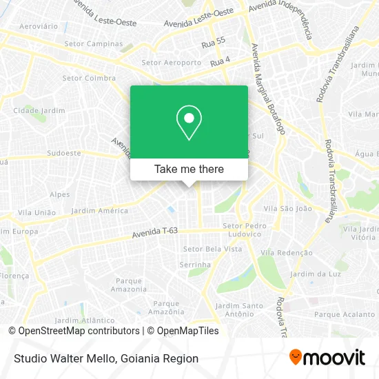 Studio Walter Mello map
