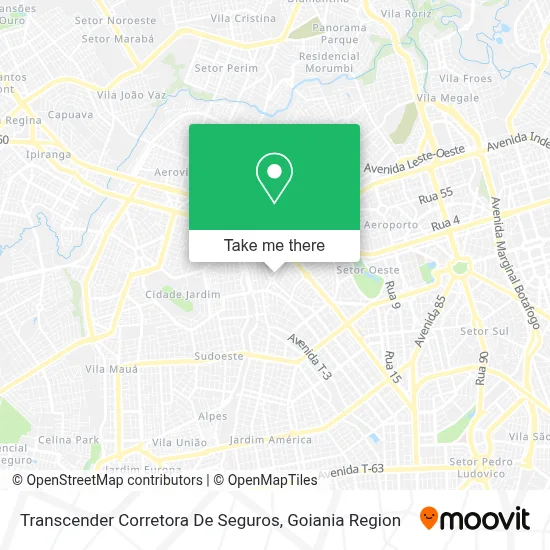 Transcender Corretora De Seguros map