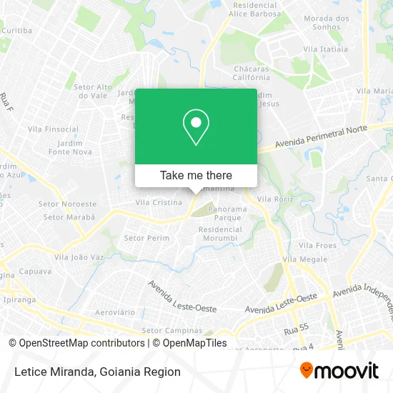 Letice Miranda map