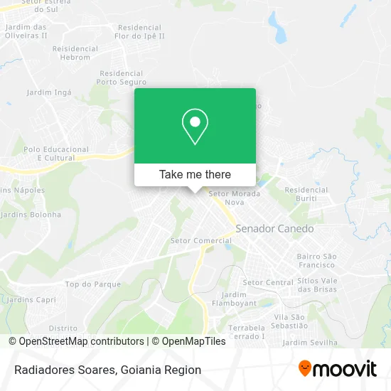 Radiadores Soares map