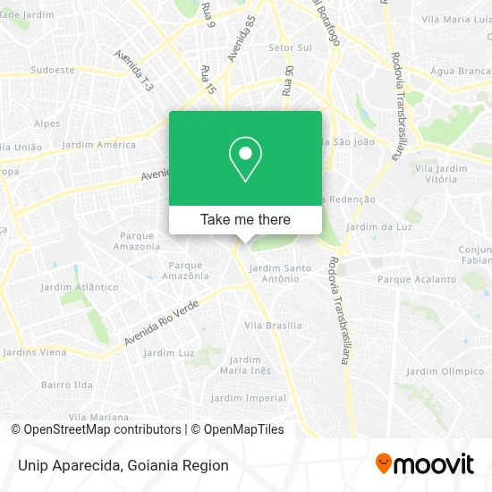 Unip Aparecida map