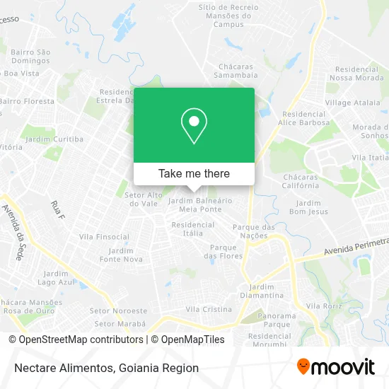 Nectare Alimentos map