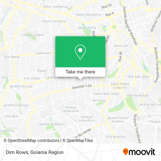 Dim Rows map