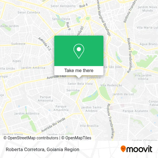 Roberta Corretora map