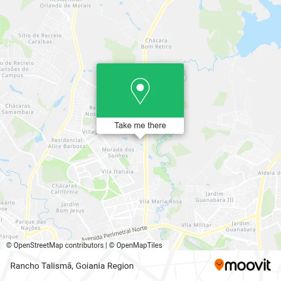 Rancho Talismã map