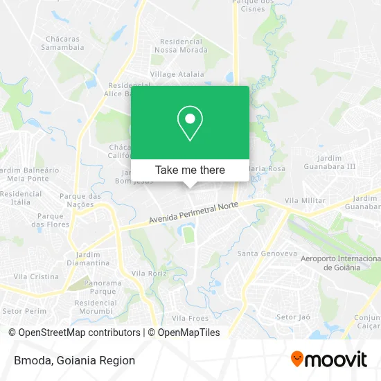 Bmoda map