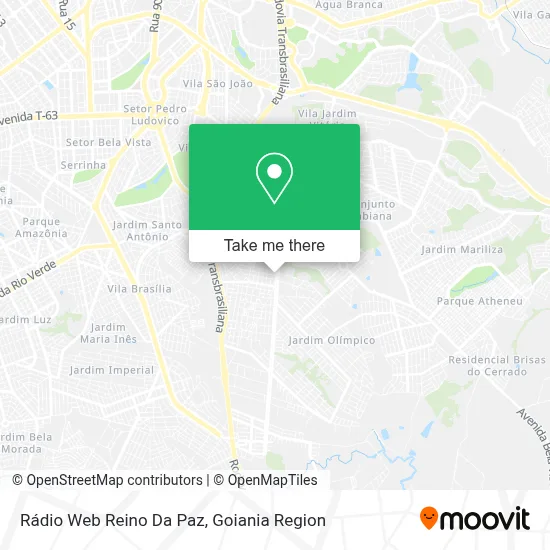 Rádio Web Reino Da Paz map