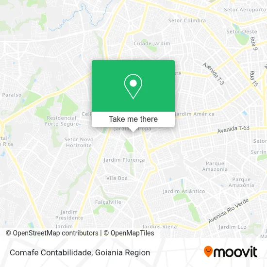 Comafe Contabilidade map