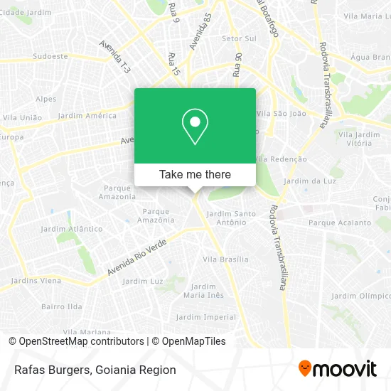 Rafas Burgers map