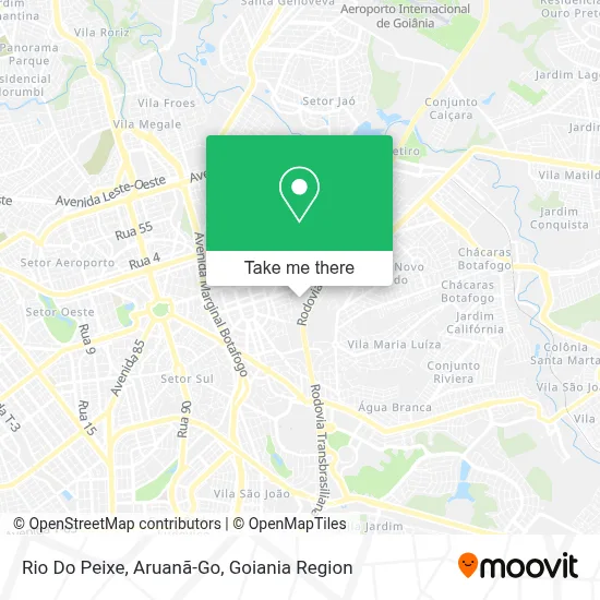 Rio Do Peixe, Aruanã-Go map