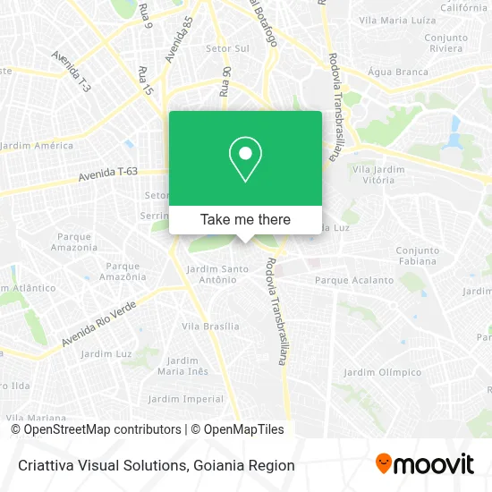 Criattiva Visual Solutions map
