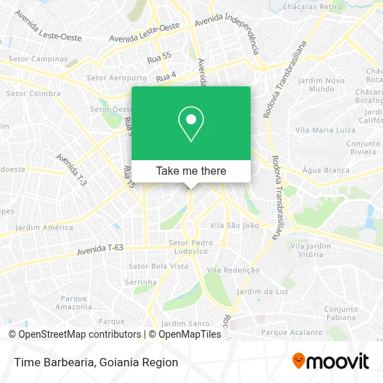 Time Barbearia map