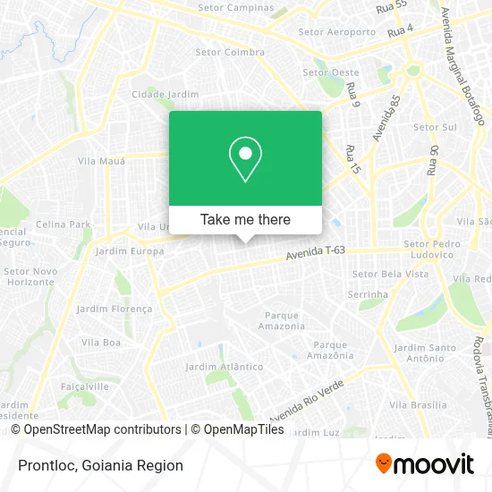 Prontloc map