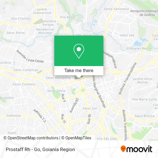 Prostaff Rh - Go map