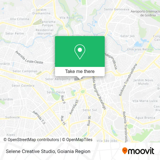 Selene Creative Studio map