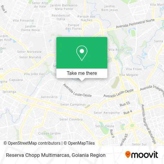 Reserva Chopp Multimarcas map