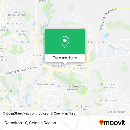 Romeiros 10 map