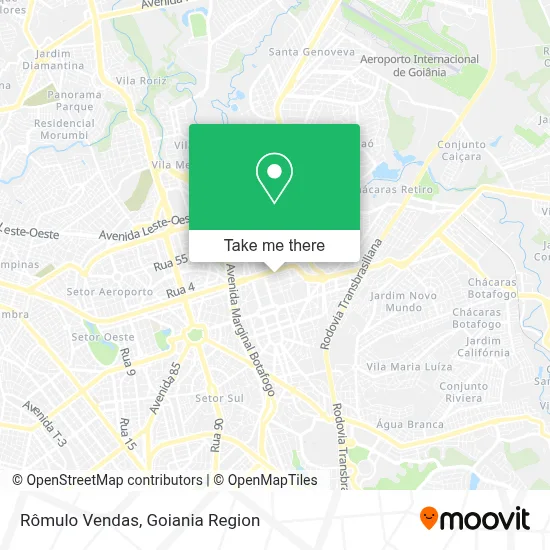 Rômulo Vendas map