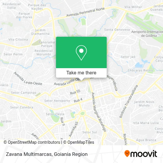 Zavana Multimarcas map