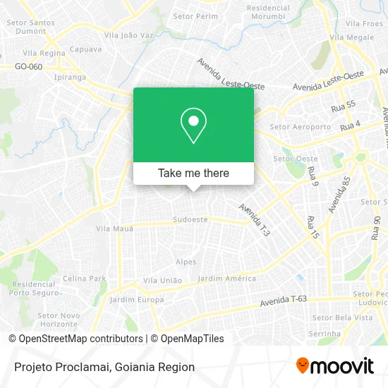 Projeto Proclamai map